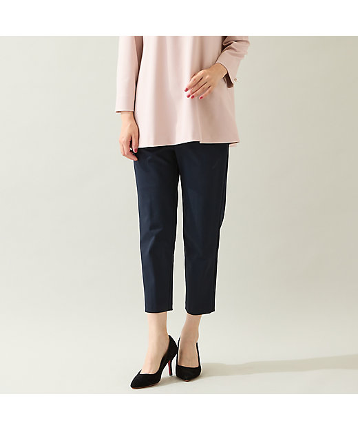 美脚パンツ】【速乾／防シワ／伸縮性◎】テーパードパンツ