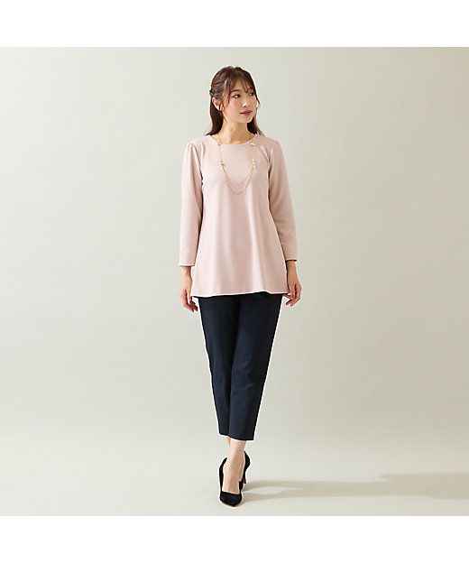 美脚パンツ】【速乾／防シワ／伸縮性◎】テーパードパンツ