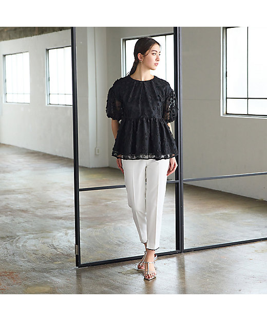 サブリナパンツ（83053402） | Rose Tiara (Women/大きい