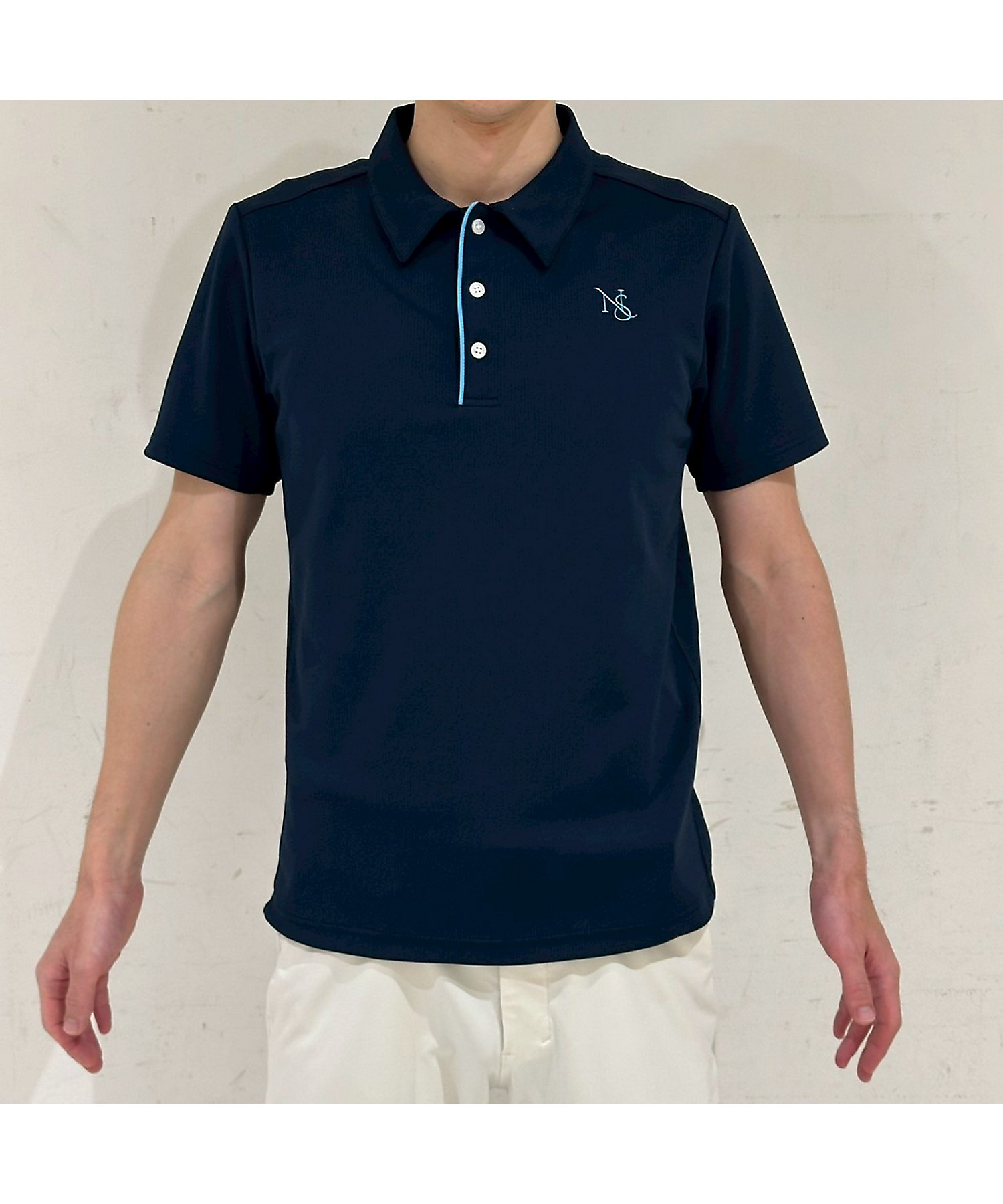 メンズ】ロゴ刺繍ポロシャツ（23125507） | Nissa Golf (Women