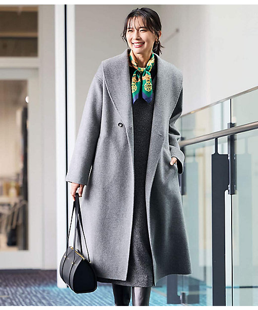 ARPENTEUR ウール コート L チャコールグレー フランス製 美品