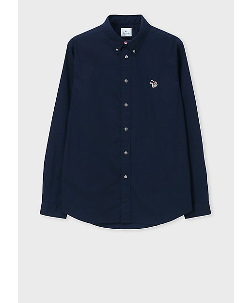 Sports Stripe Zebra” ワンポイント 長袖シャツ