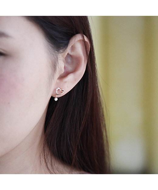 K10ピンクゴールド ピアス | 4℃ (Women)/ヨンドシー | 三越伊勢丹