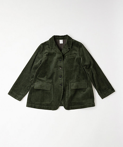 イルザジャケット・B 太畝コーデュロイのテーラードジャケット