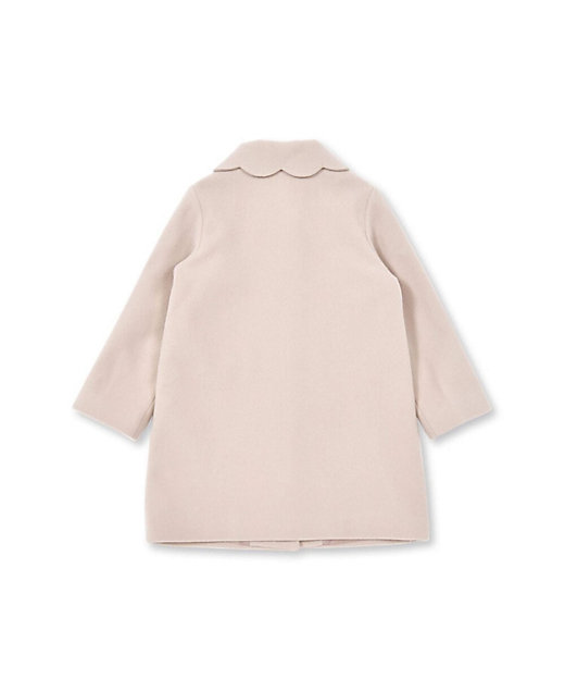 襟・ポケットスカラップウールコート 1724－68042 | Tartine