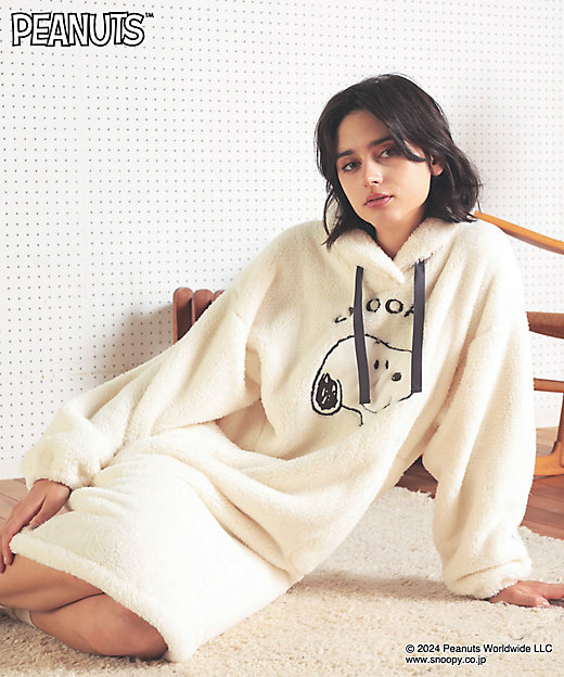 PEANUTS（TM）ストレッチボアワンピース 24－75001