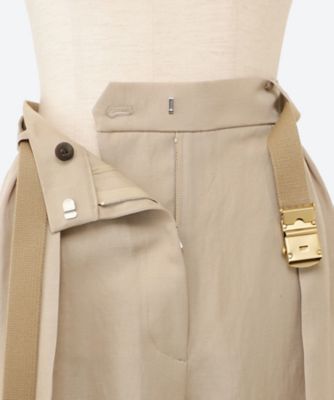 リネンアセテート カーゴパンツ 4110600651 | ebure (Women