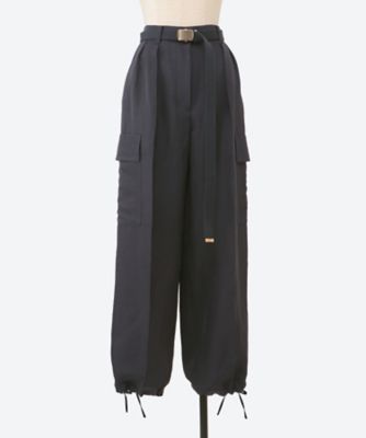 リネンアセテート カーゴパンツ 4110600651 | ebure (Women