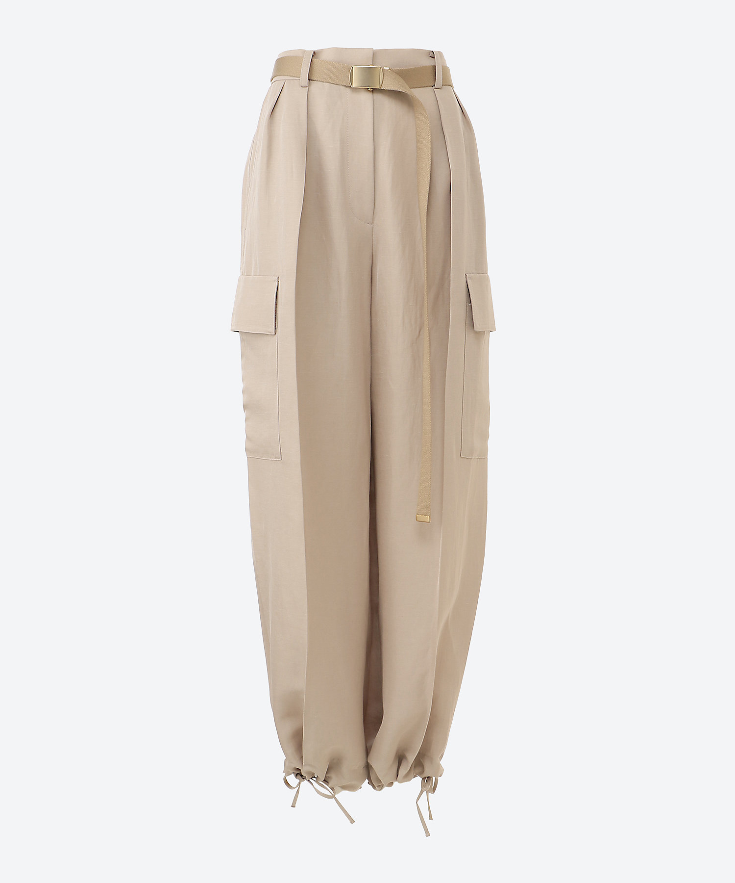 リネンアセテート カーゴパンツ 4110600651 | ebure (Women