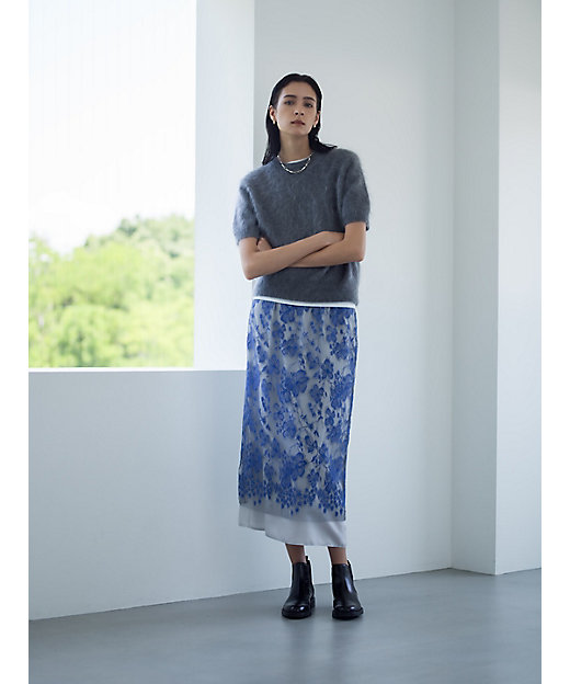 カシミヤファーニット 半袖トップス 4210800377 | ebure