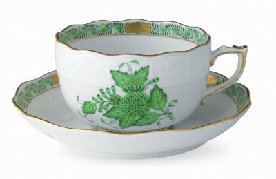 ヘレンド アポニー・ヒストリック・グリーン オーバルディッシュ