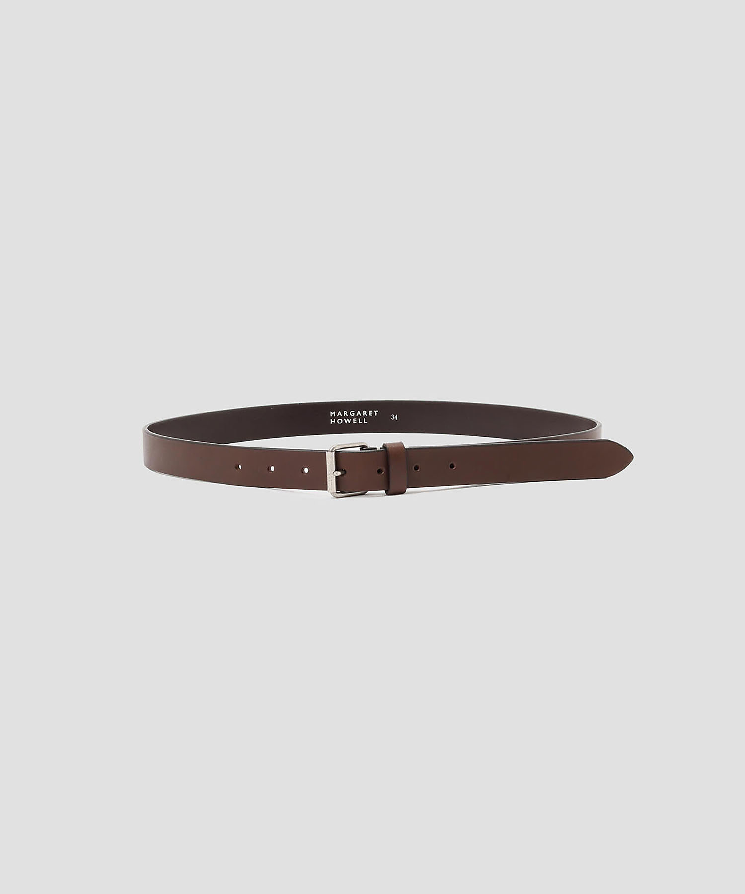ベルト OILED LEATHER NARROW BELT