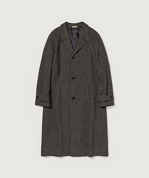 コート ALPACA WOOL SILK TWEED SOUTIEN