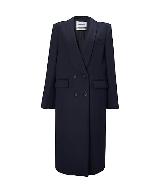 SHAWL COLLAR MELTON COAT BD2421－3Aー