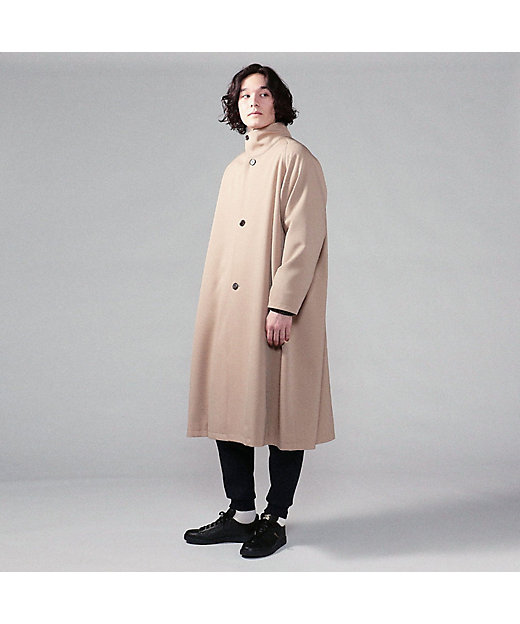 ウールギャバジン スタンドカラーコート | CABaN/キャバン | 三越