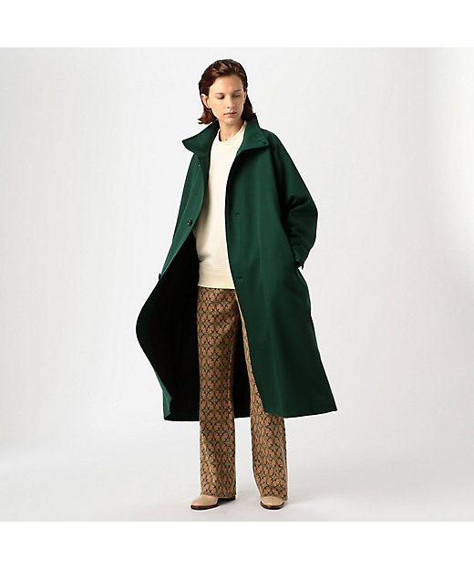 ウールギャバジン スタンドカラーコート | CABaN/キャバン | 三越