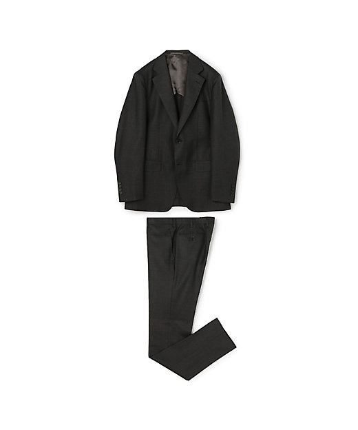 TRAVELLER ウールシルク シングルブレステッド2Bスーツ E