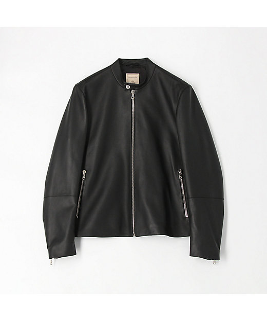 別注】DENIM×TOMORROWLAND ラムレザー シングル