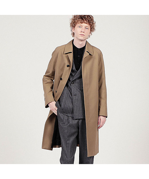 ウールコットンギャバジン バルマカーンコート TRENCH