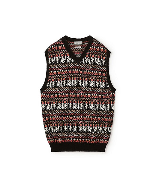 別注】Raffa Molina フェアアイル Vネック ニットベスト