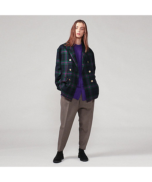 LOCHCARRON ウール 6Bダブルブレステッド テーラード