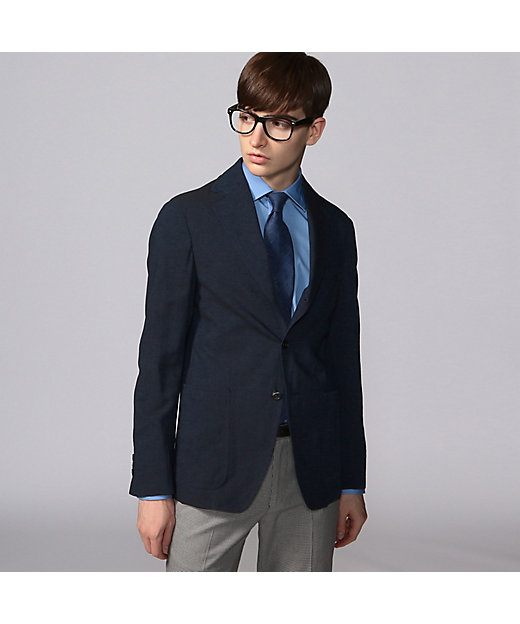 クレープウール 段返り3Bテーラードジャケット | TOMORROWLAND (Men