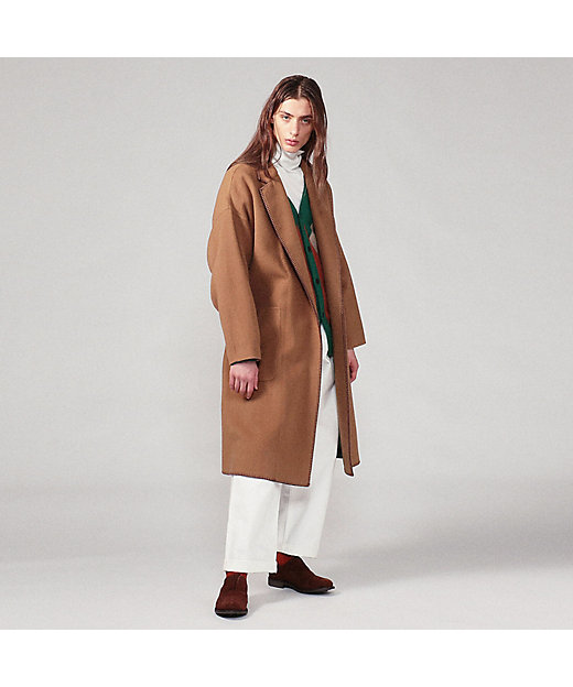 ジーロンラムウールダブルフェイス ラップコート | TOMORROWLAND (Men