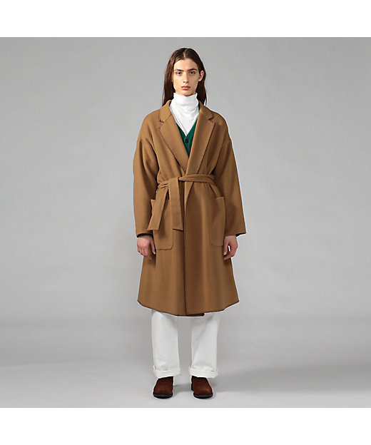 ジーロンラムウールダブルフェイス ラップコート | TOMORROWLAND (Men