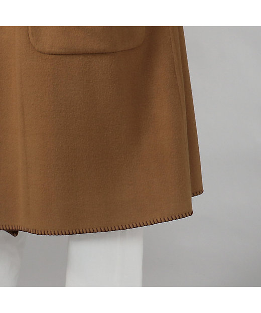 ジーロンラムウールダブルフェイス ラップコート | TOMORROWLAND (Men