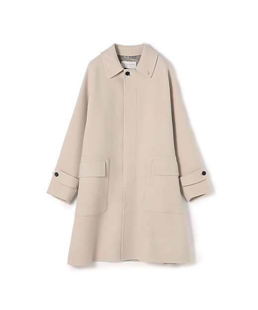 Super170'sウール リバーメルトン ステンカラーコート