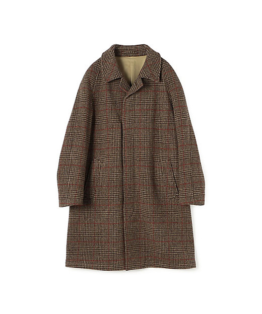 ブリティッシュウールツイード バルカラーコート ZANIERI