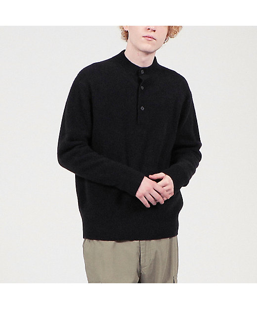 7G カシミヤ ヘンリーネックプルオーバーニット | TOMORROWLAND (Men