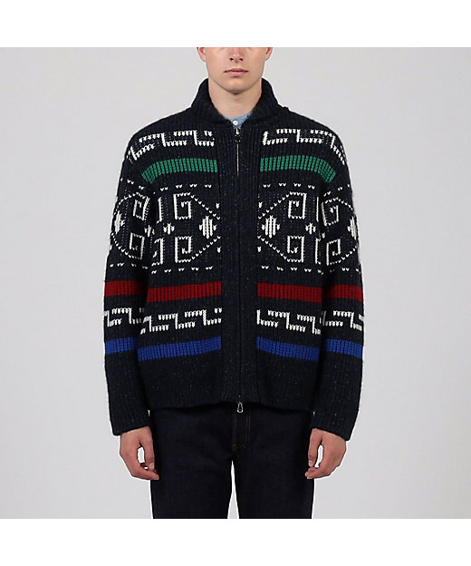 別注】PENDLETON カシミヤ ショールカラー カウチンニット