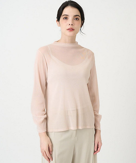 長袖ラメチュールカットソー | CHRISTIAN AUJARD (Women)/クリスチャン