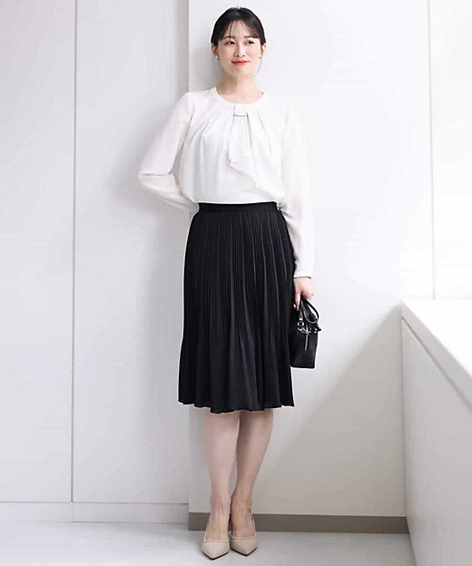 リバーシブルシフォンプリーツスカート／洗える | MK MICHEL KLEIN