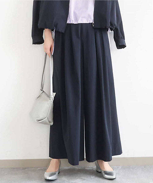 ストレッチ3タックワイドパンツ／洗える | MK MICHEL KLEIN (Women