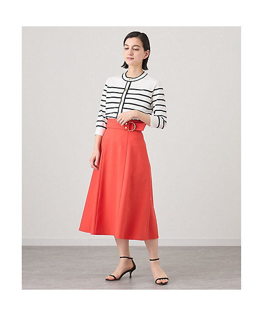 アルチビオ ストライプデザイン スカート 赤 36サイズ アルチビオ