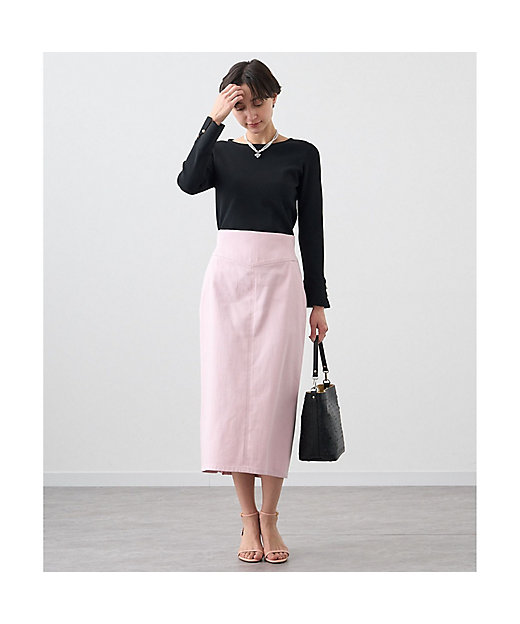 デニムライクセミタイト スカート | ANAYI/アナイ | 三越伊勢丹