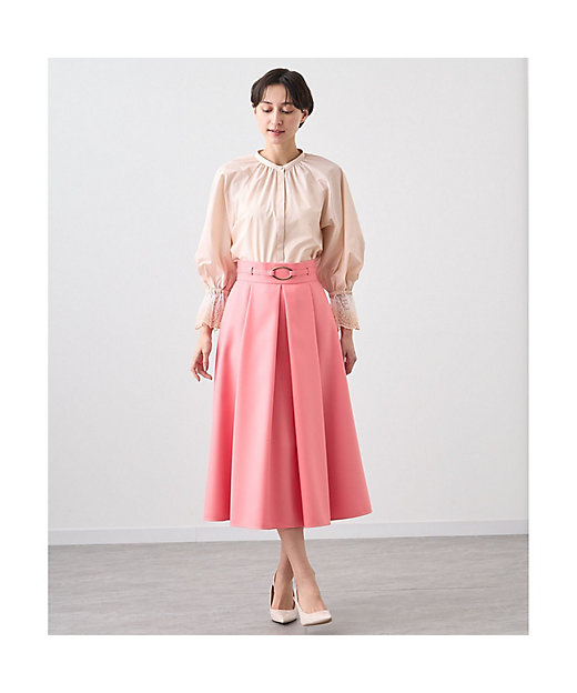 ブライトツイルタックフレア スカート | ANAYI/アナイ | 三越伊勢丹