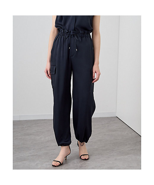 セットアップ対応商品】ストレッチサテンカーゴパンツ | ANAYI/アナイ