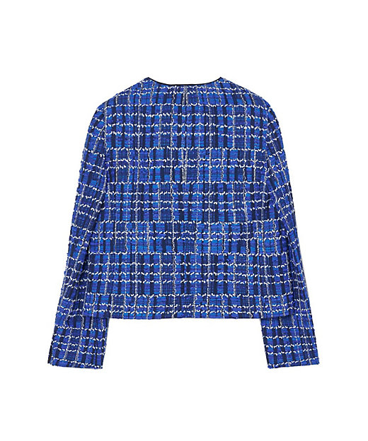 セットアップ対応商品】ブルーチェックツイード釦 ジャケット | ANAYI