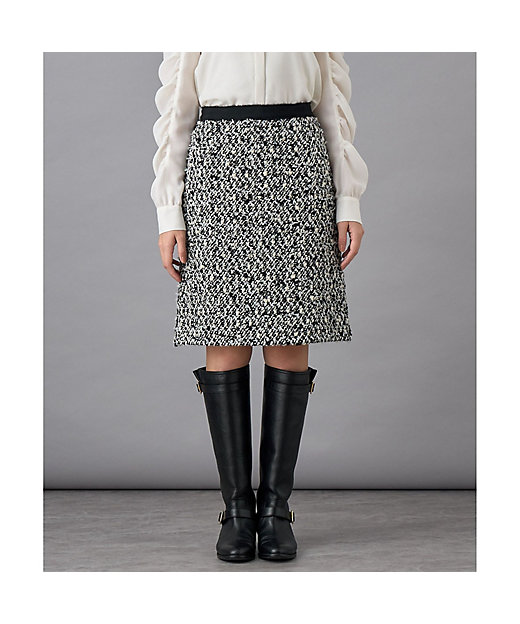 セットアップ対応商品】モノトーンリボンツイードミニスカート | ANAYI