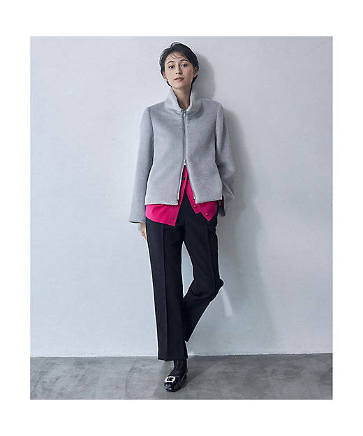 アルパカシャギースタンドコート | ANAYI/アナイ | 三越伊勢丹