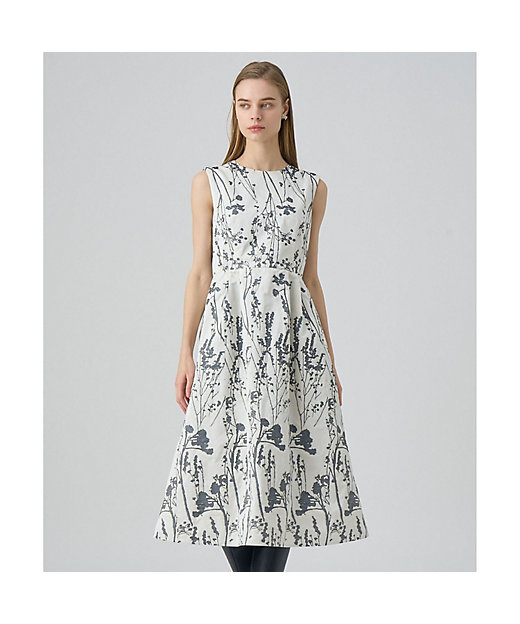 シルエットフラワージャガードタック ワンピース | ANAYI/アナイ