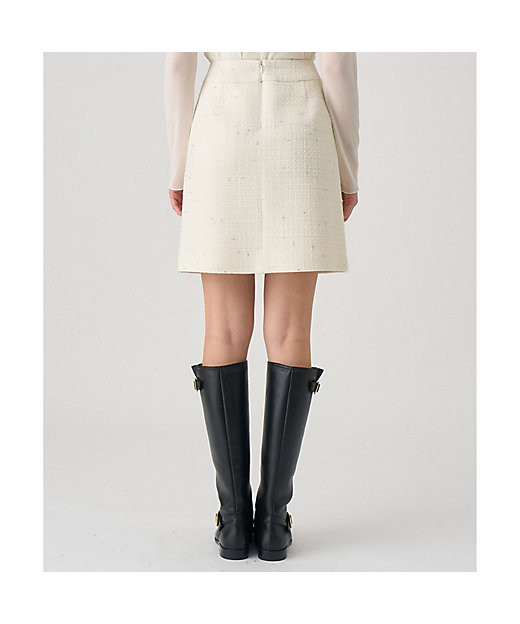 ラメスラブツイードミニ スカート | ANAYI/アナイ | 三越伊勢丹