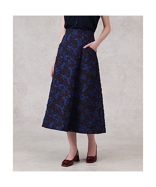 ラメフラワーフクレジャカードフレア スカート | ANAYI/アナイ | 三越