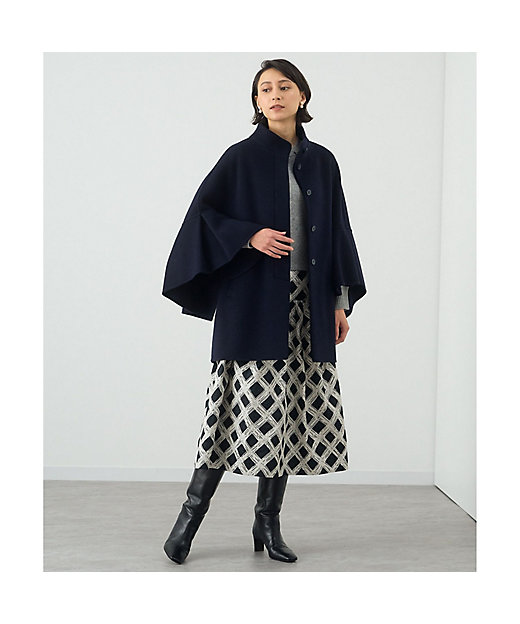 ウールナイロンリバーケープコート | ANAYI/アナイ | 三越伊勢丹