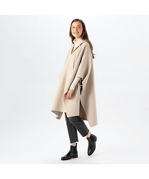 ウールカシミヤリバー ポンチョ | maison TOMORROWLAND/メゾン