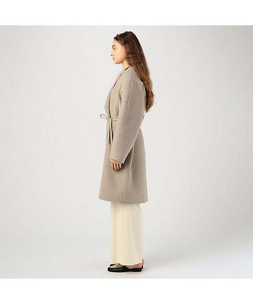 ウールカシミヤダブルフェイス オーバーサイズドコート | maison