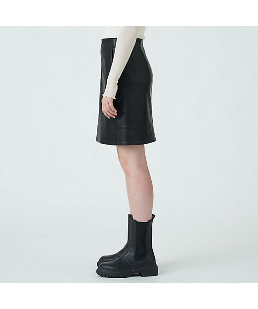 レザーライクミニスカート | maison TOMORROWLAND/メゾン